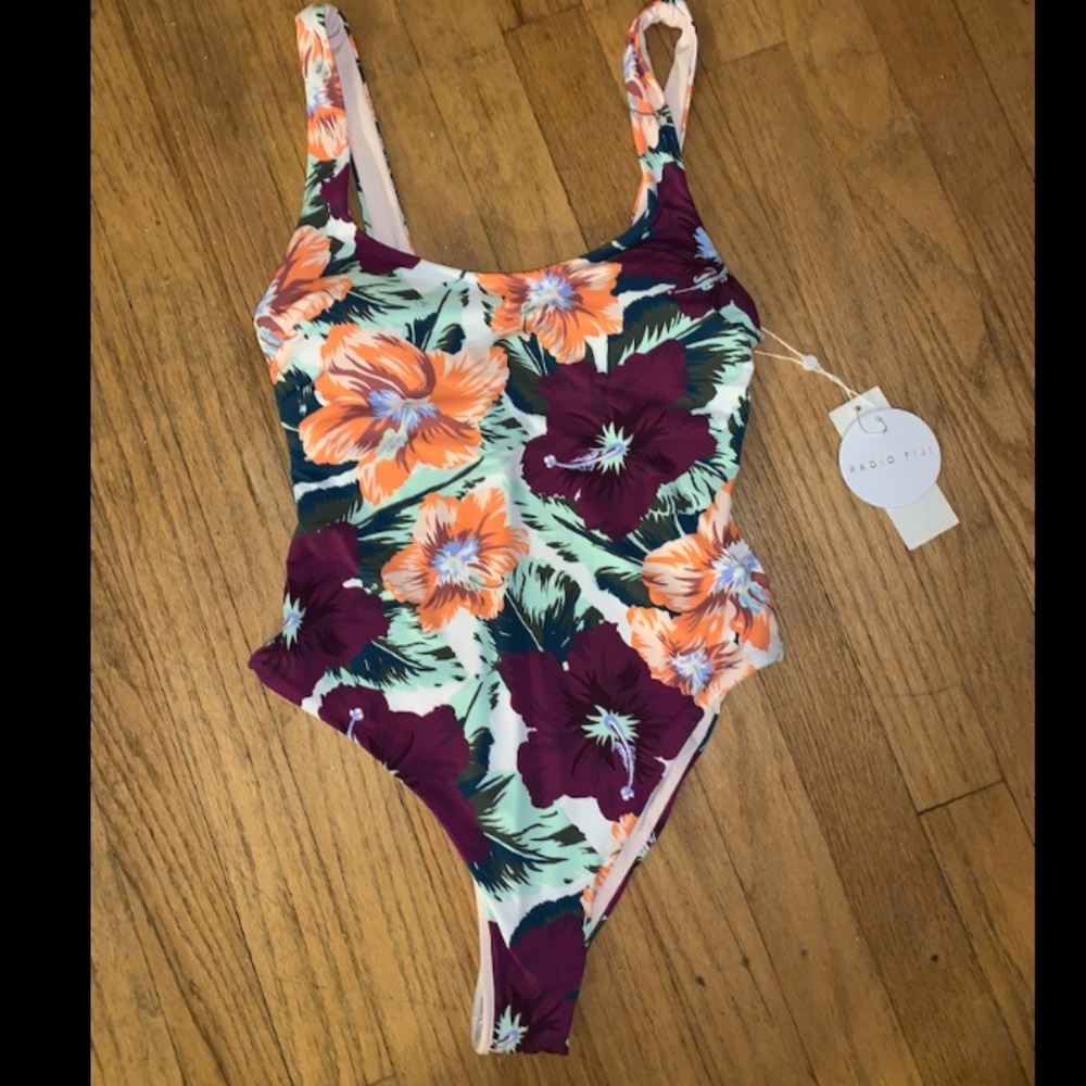 One piece floral swimsuit